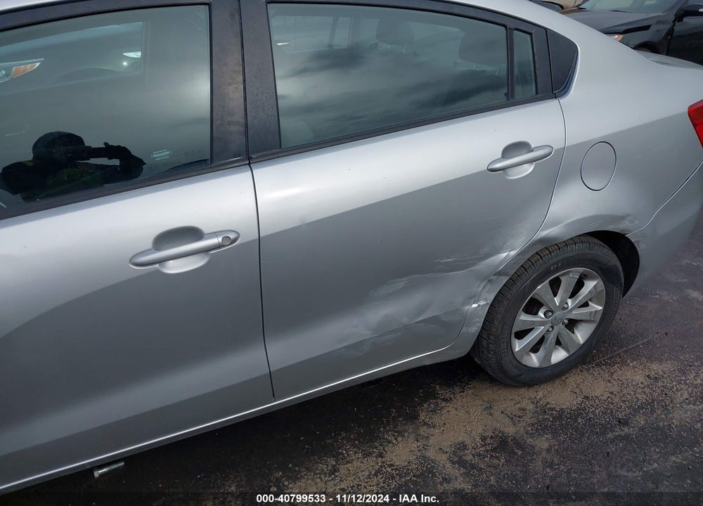 2013 KIA RIO LX VIN: KNADM4A38D6146801