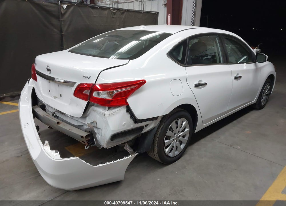 2017 NISSAN SENTRA SV VIN: 3N1AB7AP8HY358986