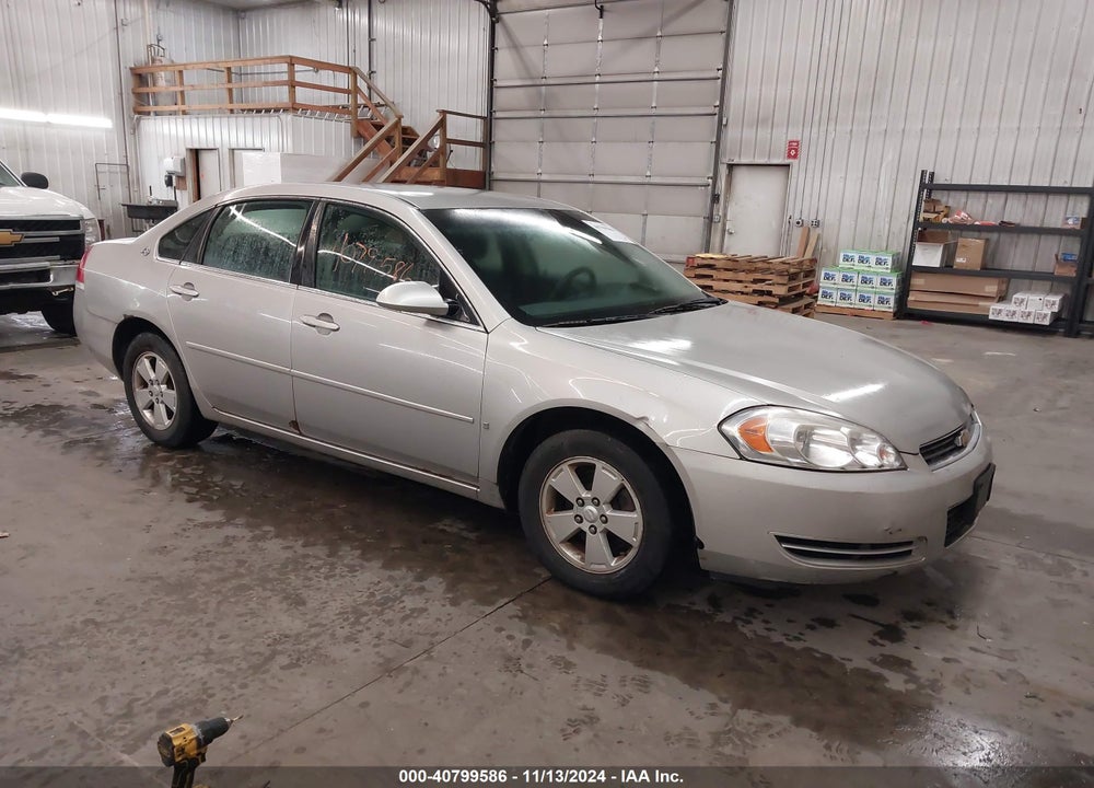 2008 CHEVROLET IMPALA LT VIN: 2G1WT58N289132394