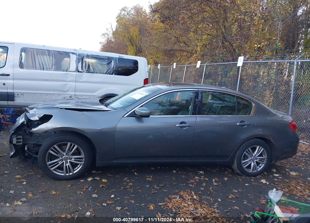 2013 INFINITI G37X VIN: JN1CV6AR8DM754649