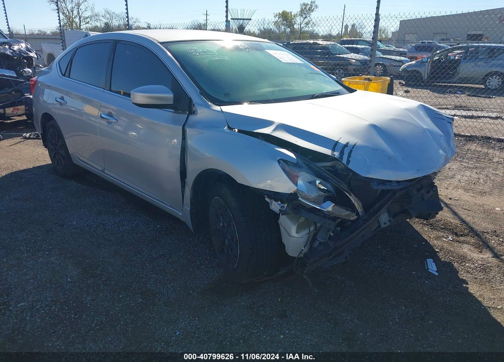 2017 NISSAN SENTRA S VIN: 3N1AB7AP8HY365601