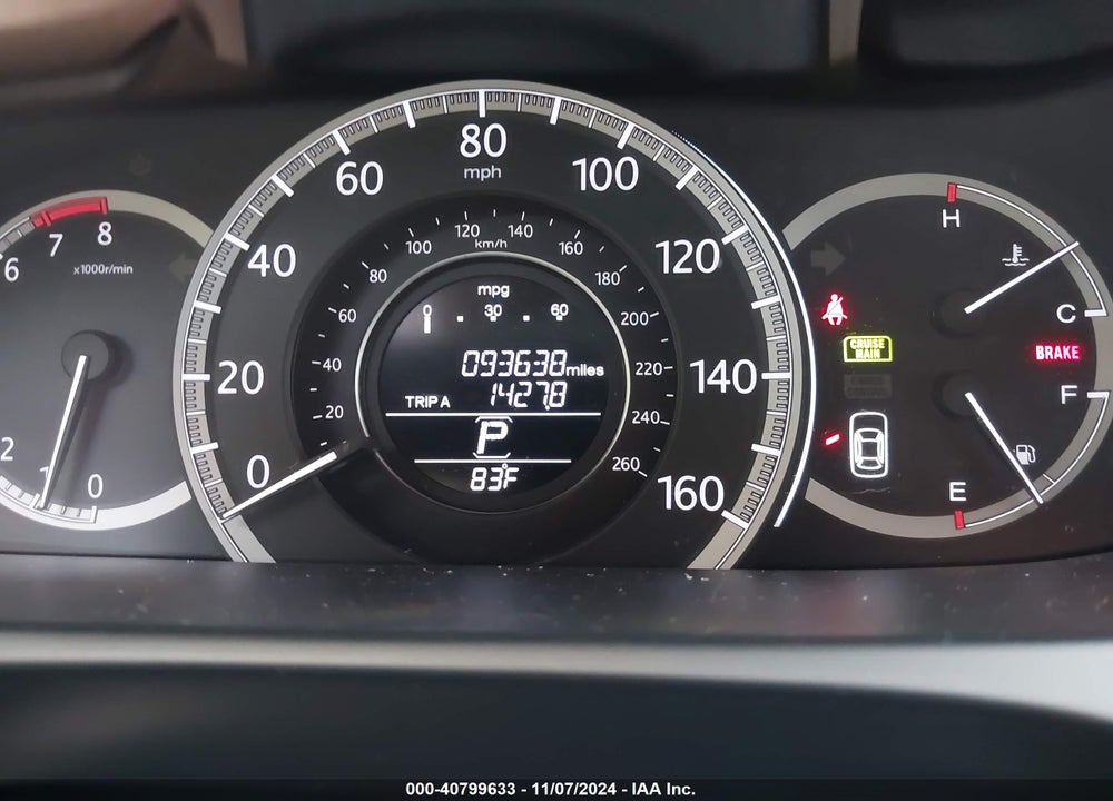 2013 HONDA ACCORD EX-L V-6 VIN: 1HGCR3F89DA036661