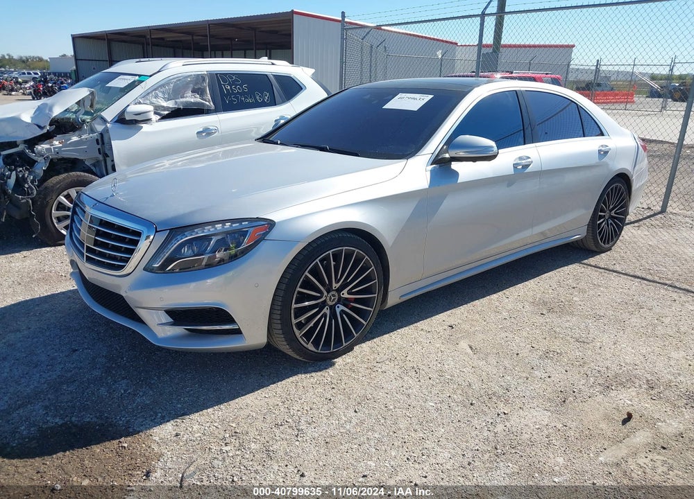 2015 MERCEDES-BENZ S 550 4MATIC VIN: WDDUG8FB6FA129129
