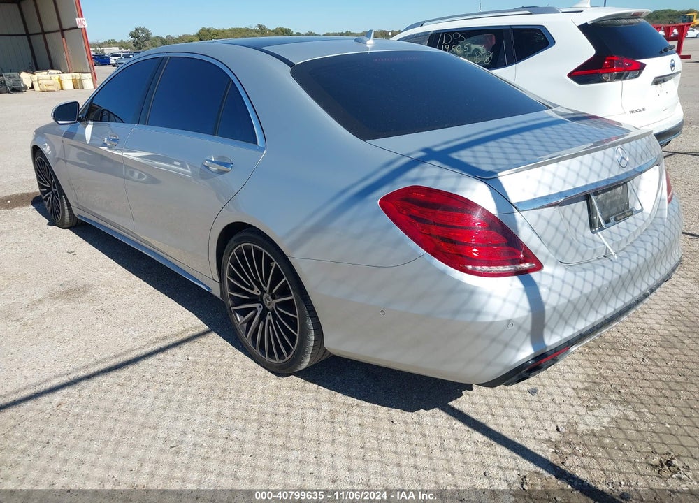 2015 MERCEDES-BENZ S 550 4MATIC VIN: WDDUG8FB6FA129129