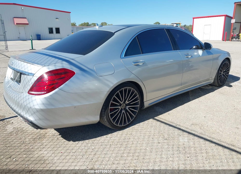 2015 MERCEDES-BENZ S 550 4MATIC VIN: WDDUG8FB6FA129129