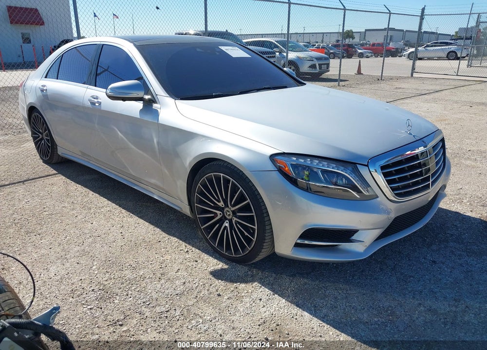 2015 MERCEDES-BENZ S 550 4MATIC VIN: WDDUG8FB6FA129129