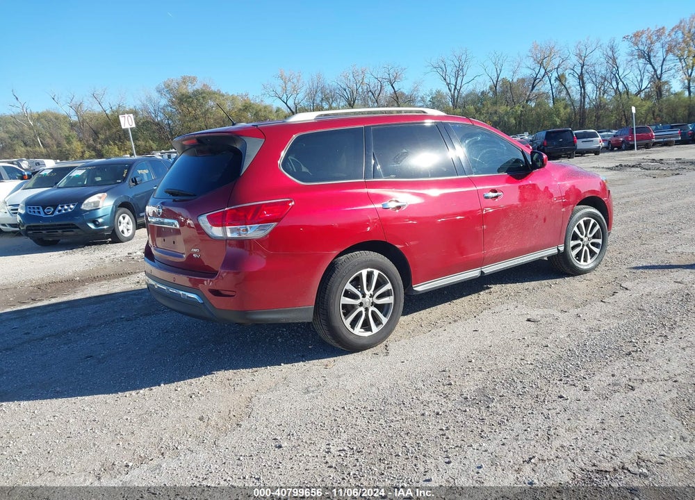 2013 NISSAN PATHFINDER VIN: 5N1AR2MM6DC640832