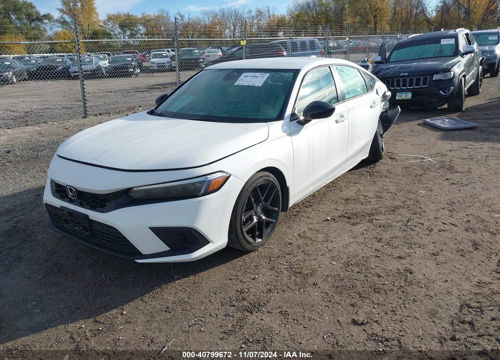 2022 HONDA CIVIC VIN: 19XFL2H89NE014436
