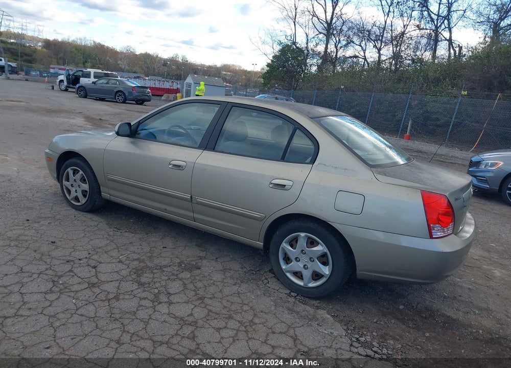2005 HYUNDAI ELANTRA GLS/GT VIN: KMHDN46D65U989793