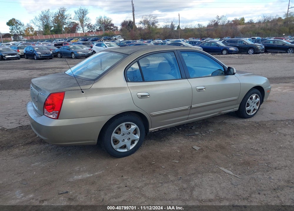 2005 HYUNDAI ELANTRA GLS/GT VIN: KMHDN46D65U989793
