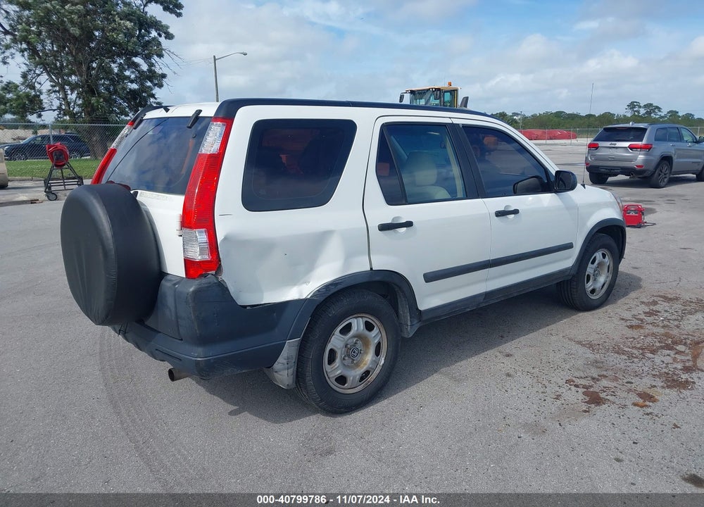 2006 HONDA CR-V LX VIN: SHSRD685X6U408748