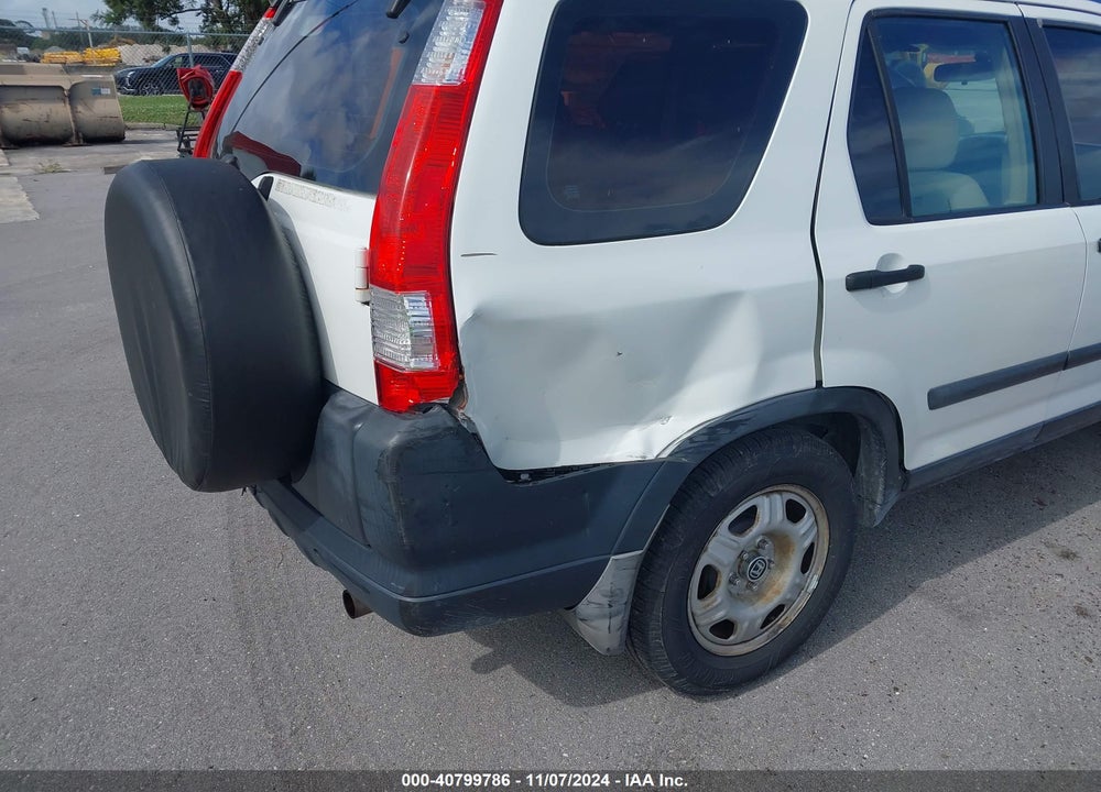 2006 HONDA CR-V LX VIN: SHSRD685X6U408748