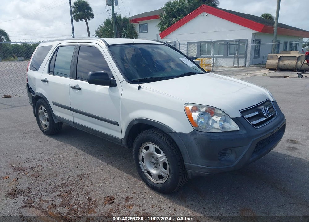 2006 HONDA CR-V LX VIN: SHSRD685X6U408748