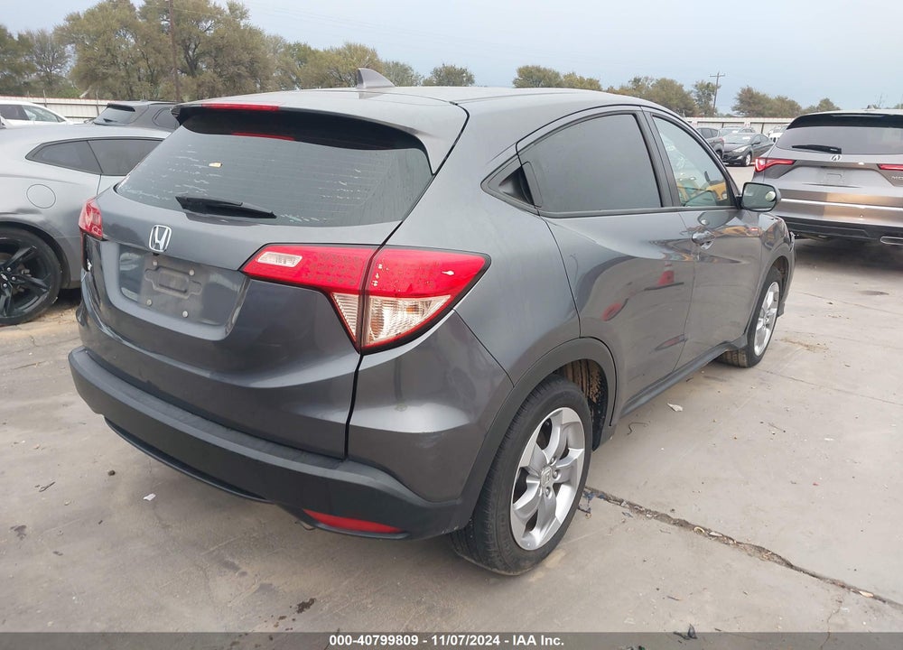2018 HONDA HR-V LX VIN: 3CZRU5H32JG704649