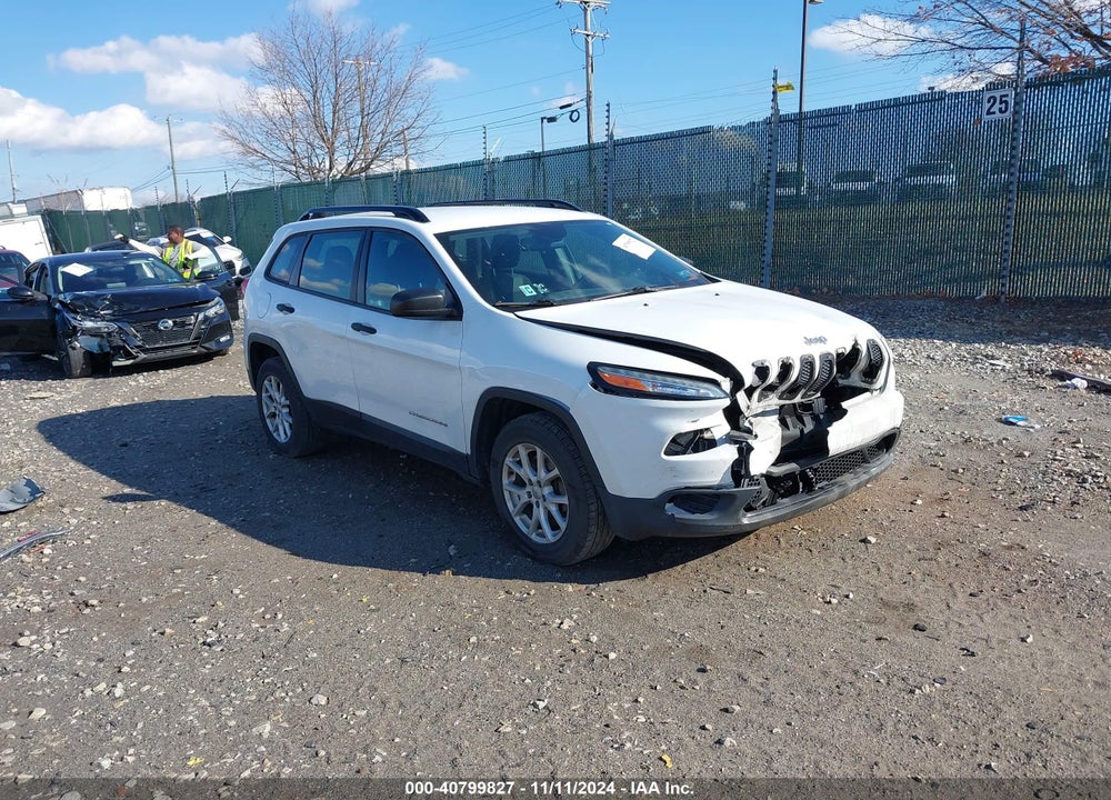 2016 JEEP CHEROKEE SPORT VIN: 1C4PJMAB5GW112092