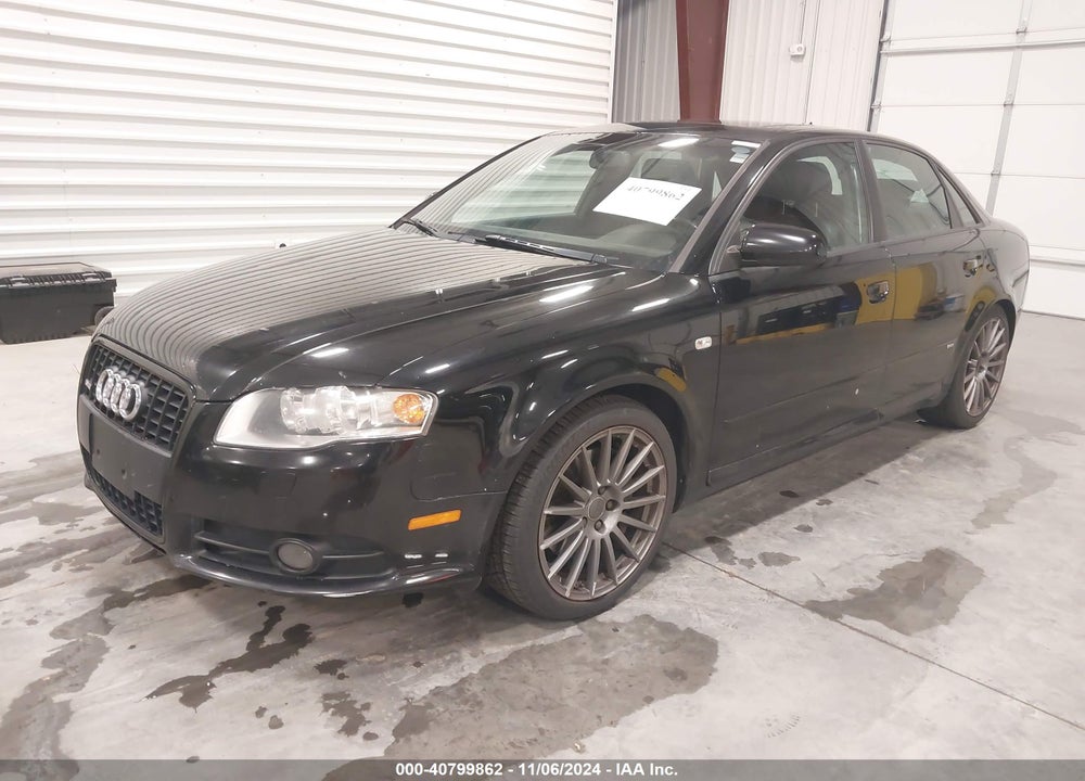 2008 AUDI A4 2.0T VIN: WAUEF78E58A034547