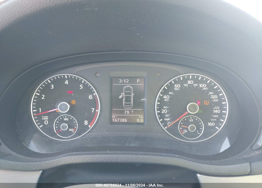 2014 VOLKSWAGEN PASSAT 2.5L SE VIN: 1VWBP7A37EC013806