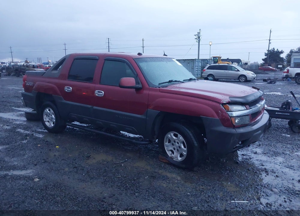 2004 CHEVROLET AVALANCHE 1500 VIN: 3GNEK12T84G233386