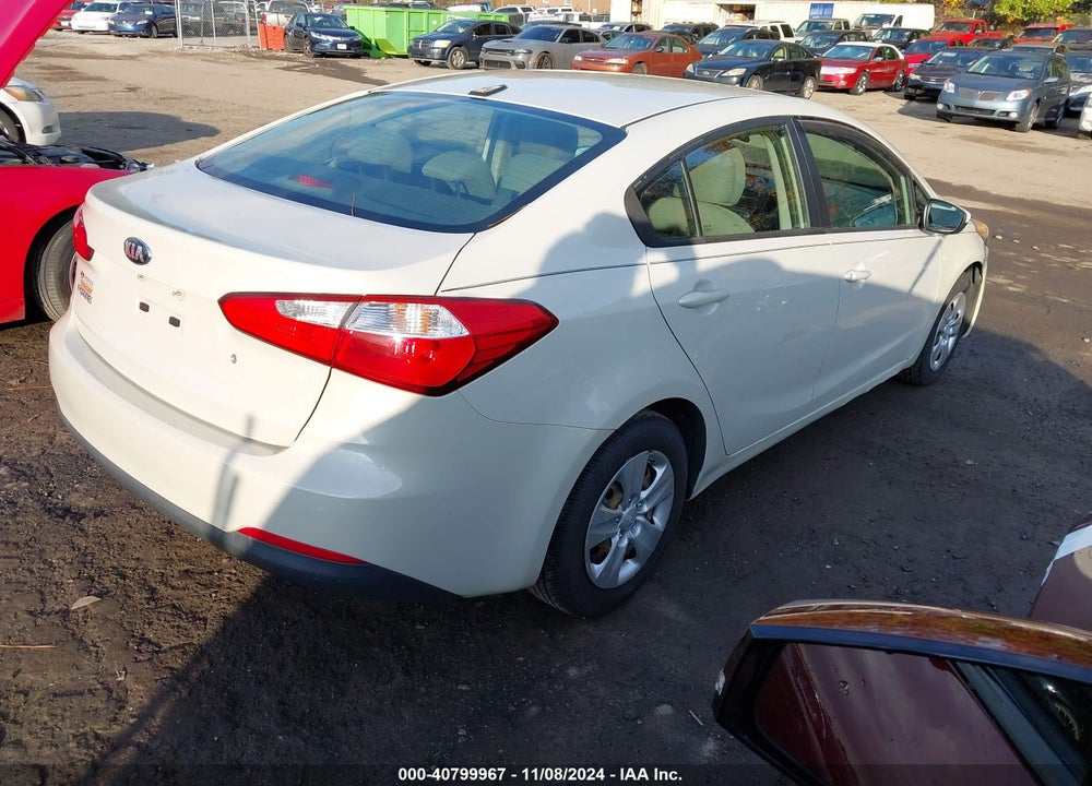 2014 KIA FORTE LX VIN: KNAFK4A6XE5253087
