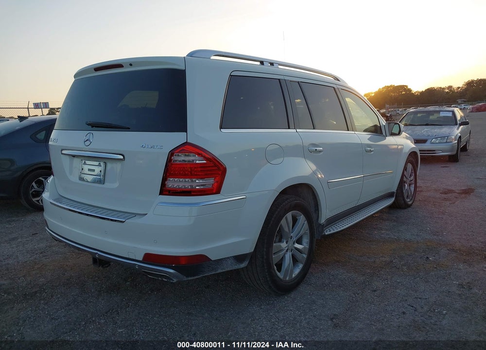 2010 MERCEDES-BENZ GL 450 4MATIC VIN: 4JGBF7BE8AA534167