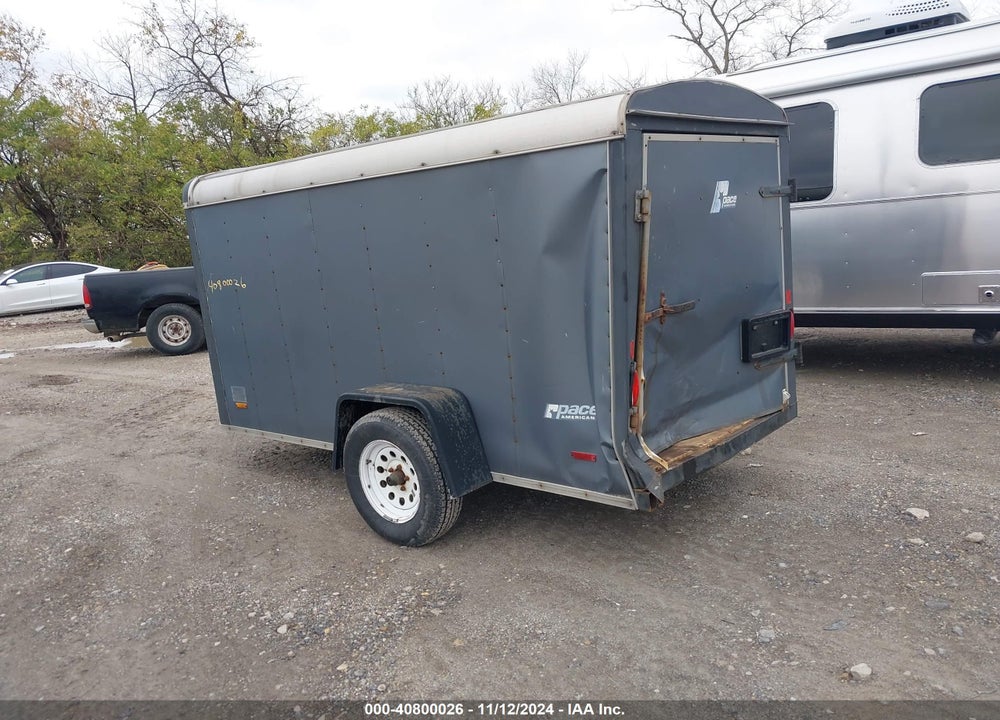 1996 PACE AMERICAN TRAILER VIN: 40LFB1018TP031652