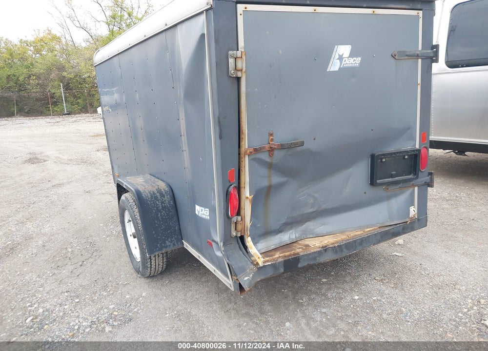 1996 PACE AMERICAN TRAILER VIN: 40LFB1018TP031652