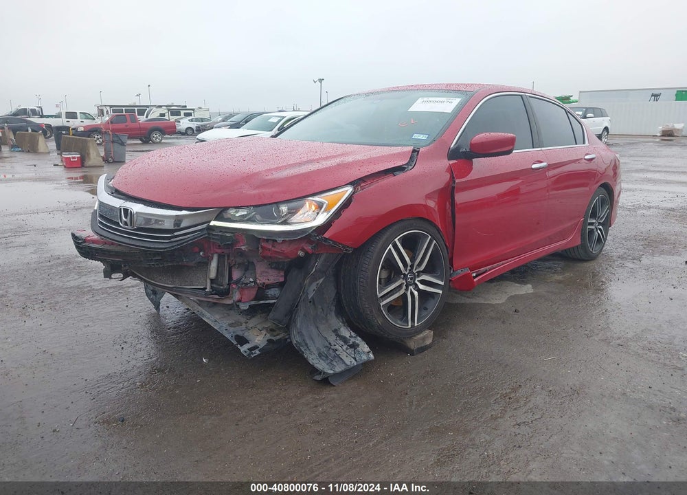 2016 HONDA ACCORD SPORT VIN: 1HGCR2F53GA137098