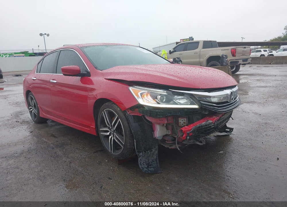 2016 HONDA ACCORD SPORT VIN: 1HGCR2F53GA137098