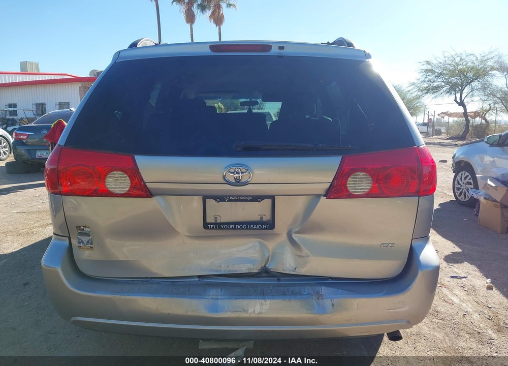 2008 TOYOTA SIENNA CE VIN: 5TDZK23C38S123707