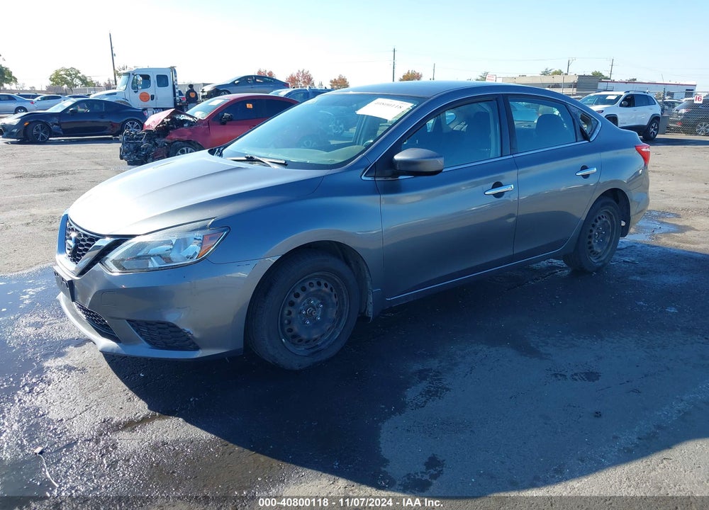 2016 NISSAN SENTRA SV VIN: 3N1AB7AP6GL677587