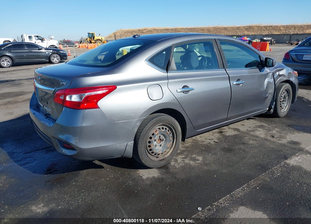 2016 NISSAN SENTRA SV VIN: 3N1AB7AP6GL677587