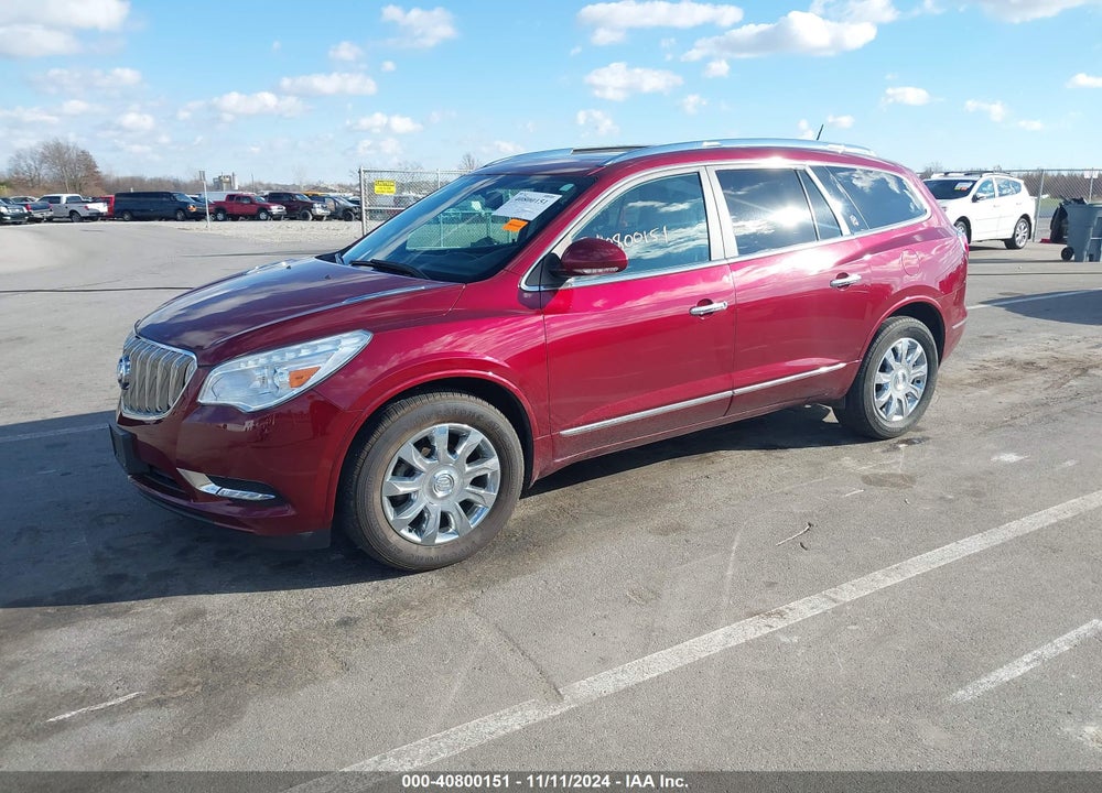 2016 BUICK ENCLAVE LEATHER VIN: 5GAKVBKD7GJ222210