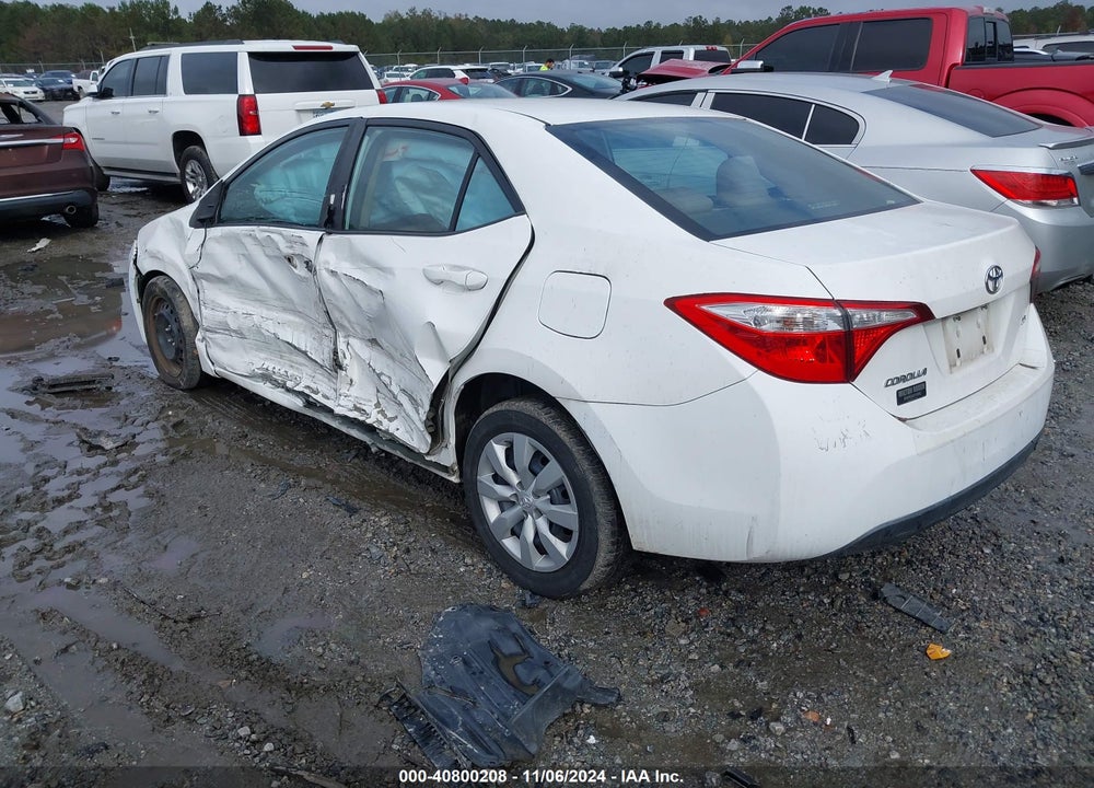 2016 TOYOTA COROLLA LE VIN: 2T1BURHE8GC653127