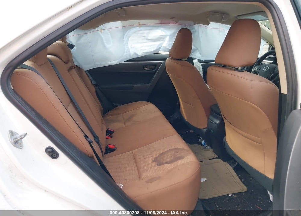 2016 TOYOTA COROLLA LE VIN: 2T1BURHE8GC653127