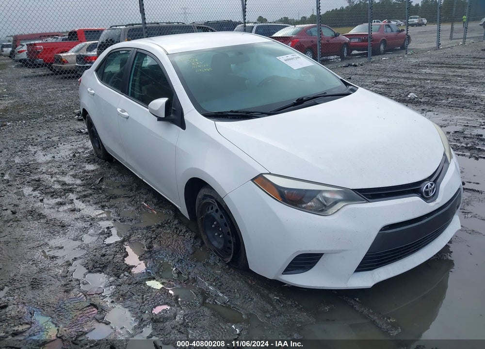 2016 TOYOTA COROLLA LE VIN: 2T1BURHE8GC653127