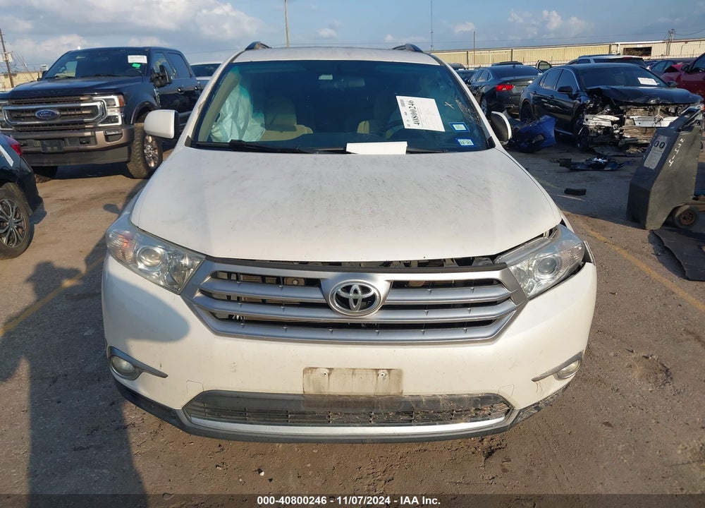 2013 TOYOTA HIGHLANDER BASE PLUS VIN: 5TDZA3EH6DS043667