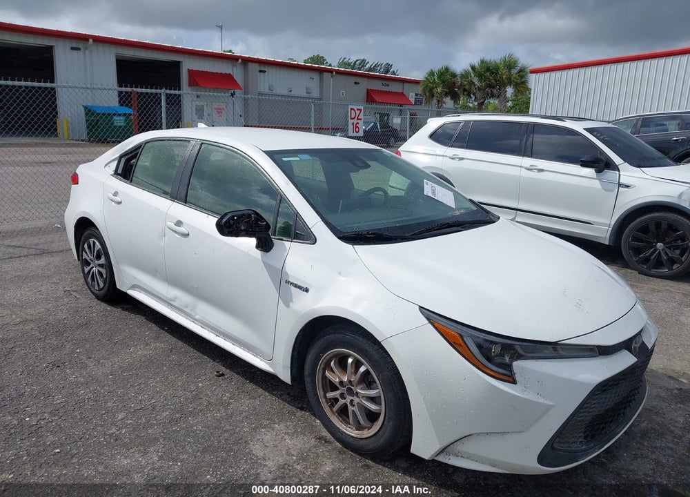 2021 TOYOTA COROLLA HYBRID LE VIN: JTDEAMDE0MJ002394
