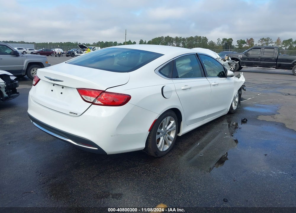 2016 CHRYSLER 200 LIMITED VIN: 1C3CCCAB5GN170281