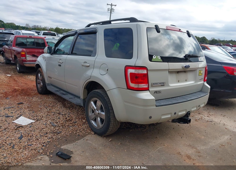 2008 FORD ESCAPE LIMITED VIN: 1FMCU94118KD90742