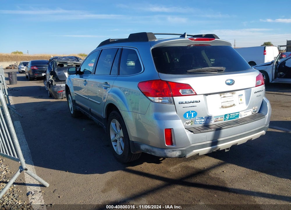 2013 SUBARU OUTBACK 2.5I LIMITED VIN: 4S4BRBLC5D3246834