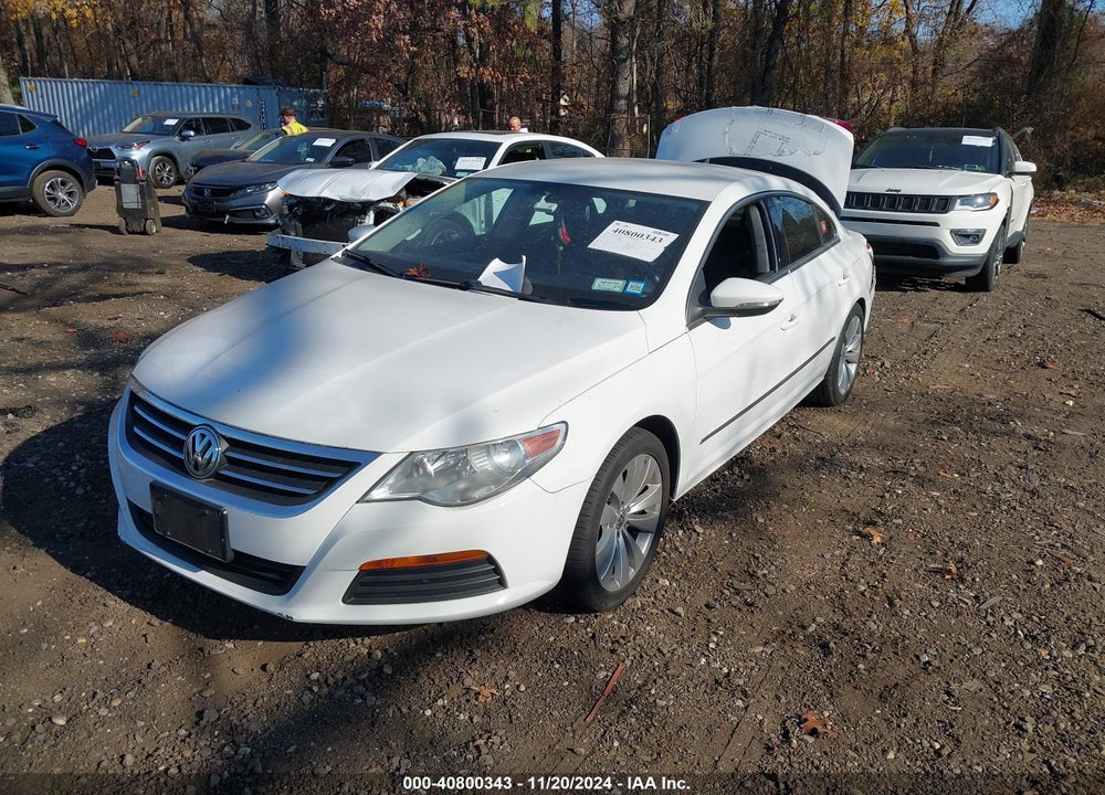 2012 VOLKSWAGEN CC SPORT VIN: WVWMP7AN1CE548192