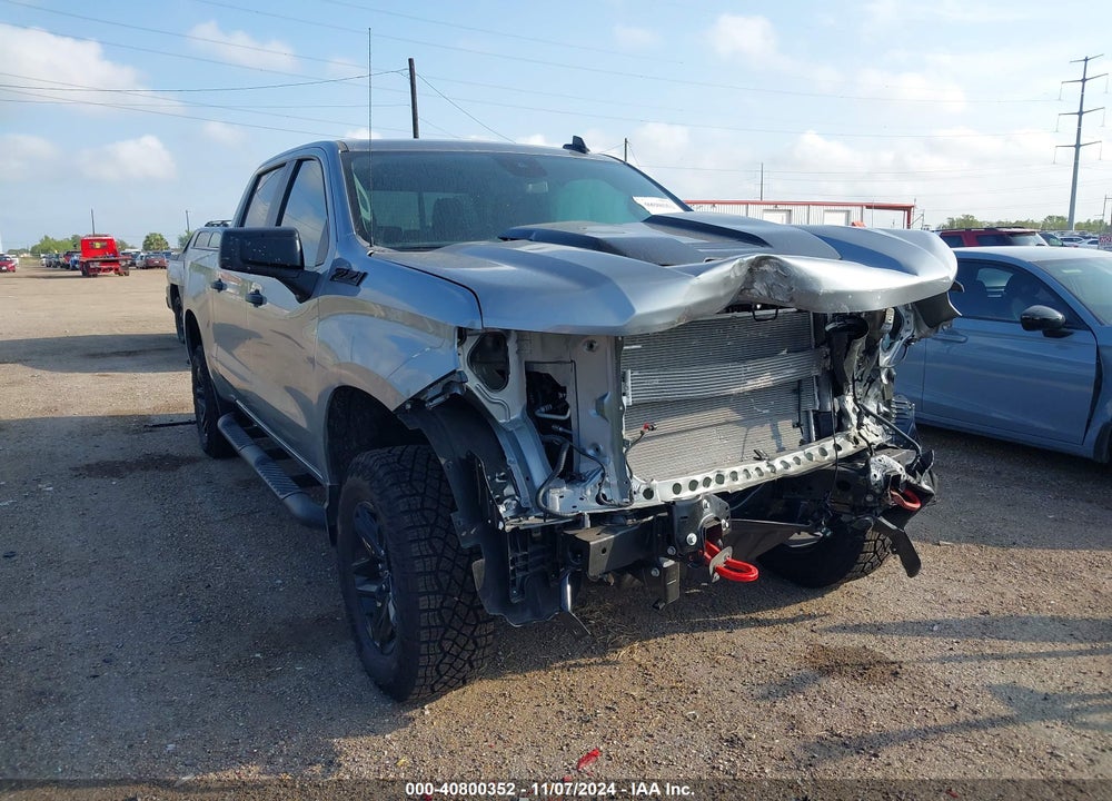 2024 CHEVROLET SILVERADO 1500 4WD SHORT BED CUSTOM TRAIL BOSS VIN: 3GCUDCED8RG384511