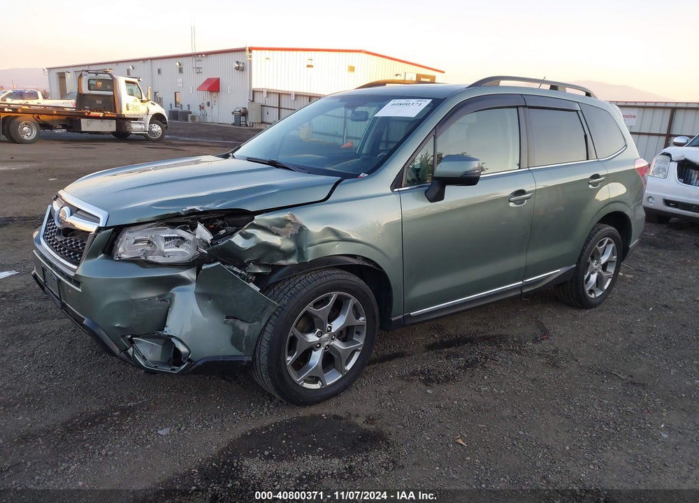 2015 SUBARU FORESTER 2.5I TOURING VIN: JF2SJAWC1FH575152