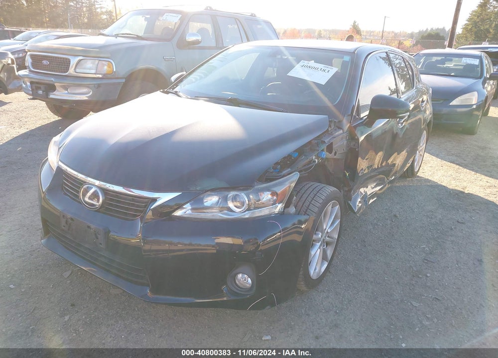 2012 LEXUS CT 200H PREMIUM VIN: JTHKD5BH7C2053251