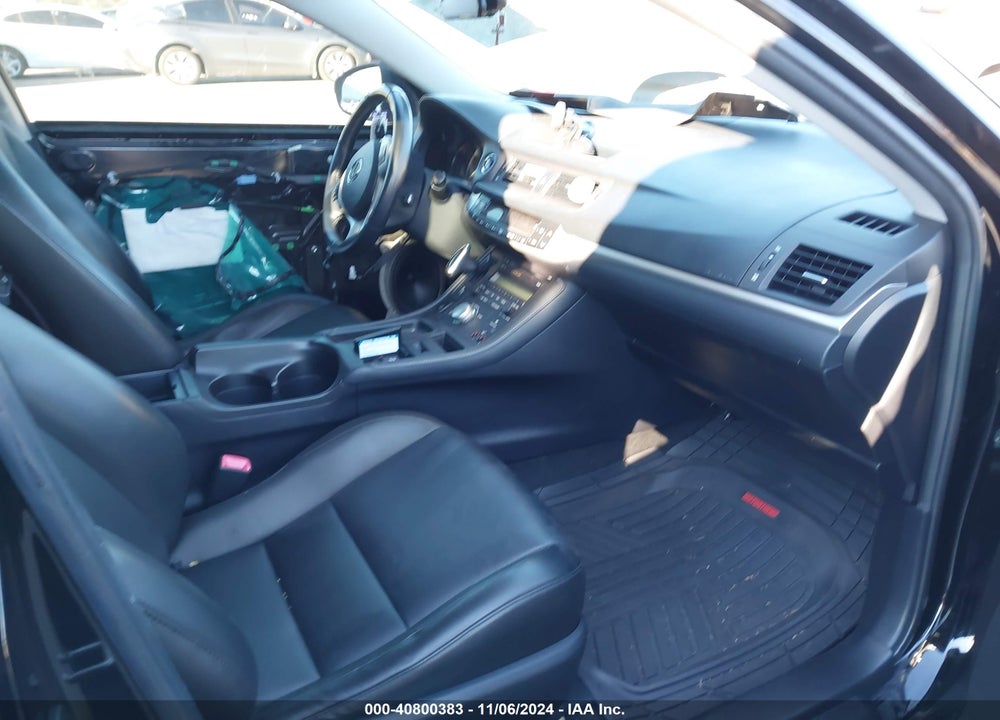 2012 LEXUS CT 200H PREMIUM VIN: JTHKD5BH7C2053251