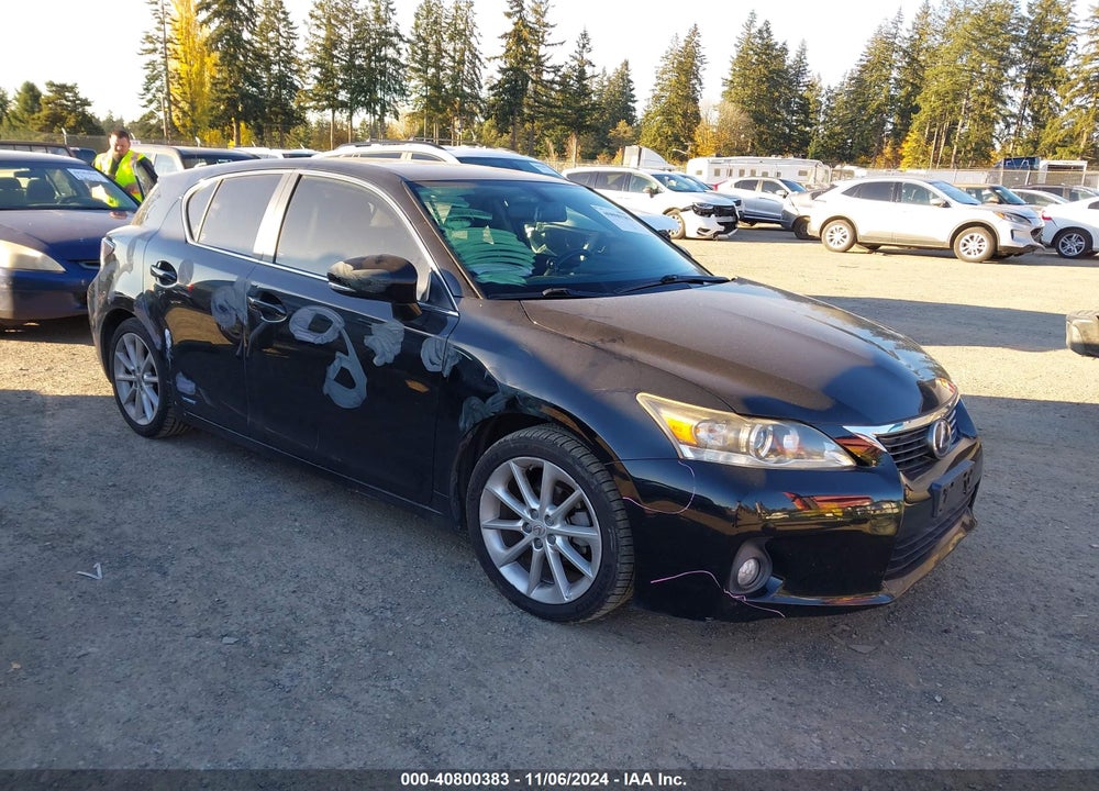 2012 LEXUS CT 200H PREMIUM VIN: JTHKD5BH7C2053251