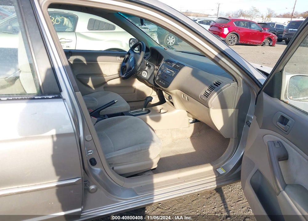 2001 HONDA CIVIC EX VIN: 2HGES26741H519079
