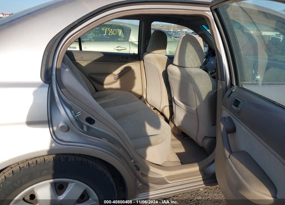 2001 HONDA CIVIC EX VIN: 2HGES26741H519079