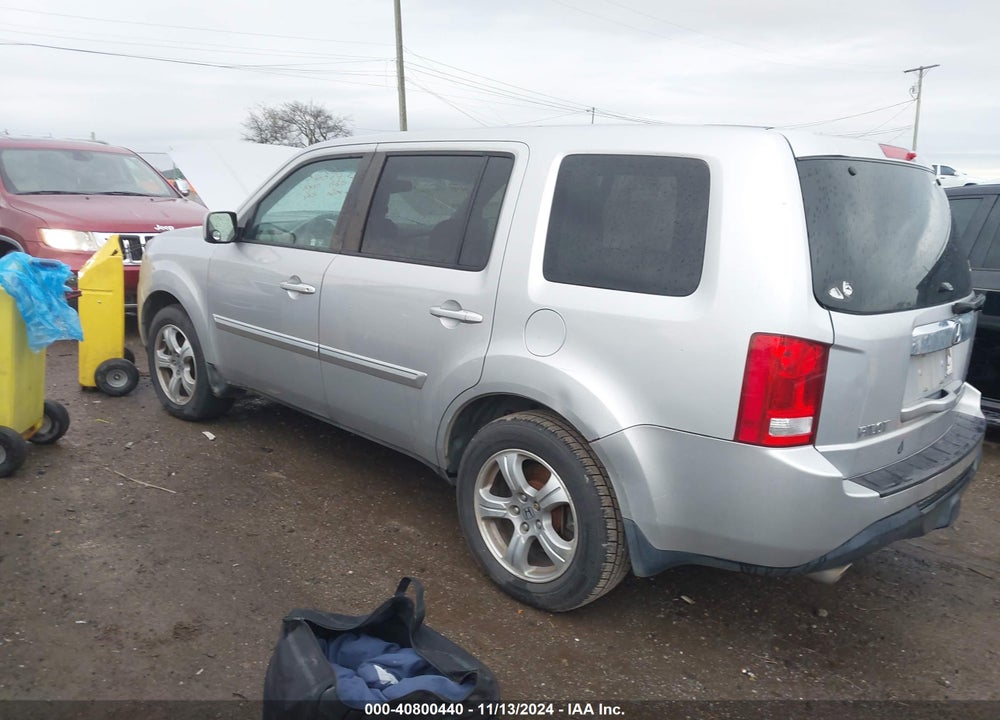 2012 HONDA PILOT EX-L VIN: 5FNYF3H57CB029438