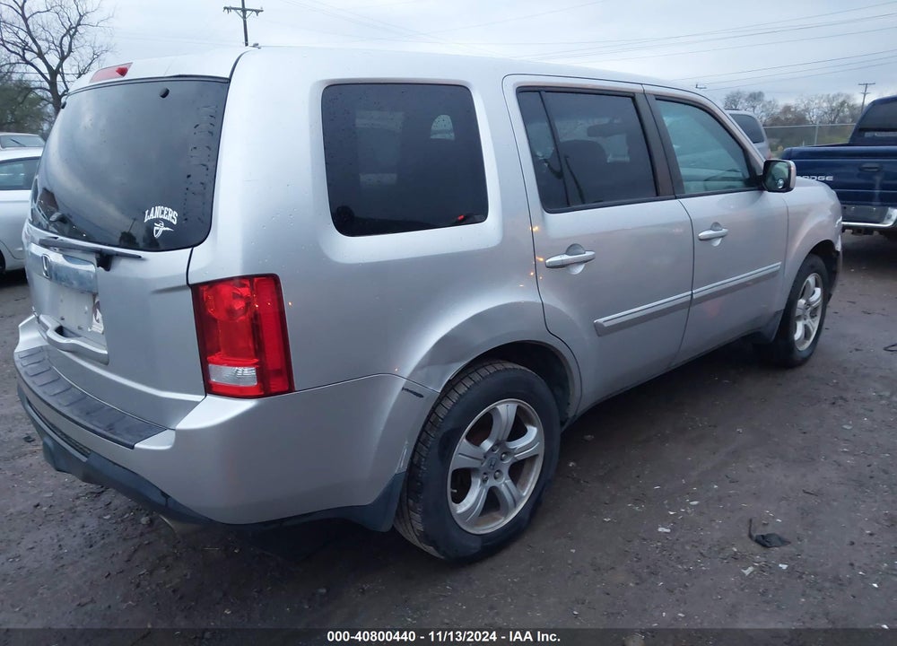 2012 HONDA PILOT EX-L VIN: 5FNYF3H57CB029438